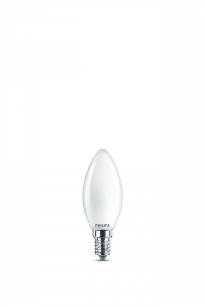 Philips LED classic Lampe 40W E14 Kerze Warmw 470lm matt 2erP