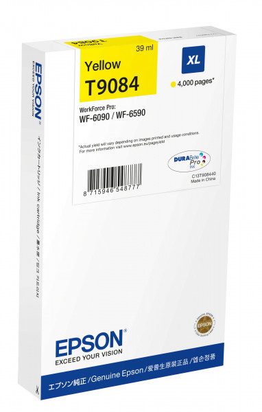 Epson Tintenpatrone WF-6XXX Gelb (39ml)