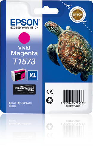 Epson Tintenpatrone T1573 Magenta (25,9ml)