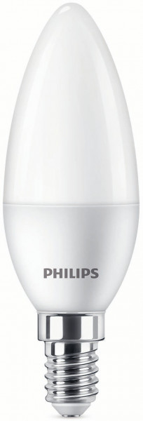 Philips LED classic Lampe 40W E14 Kerze Warmw 470lm matt 3er P