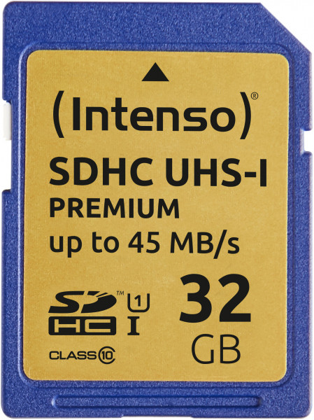 Intenso 32GB SDHC UHS-I Premium Secure Digital Card
