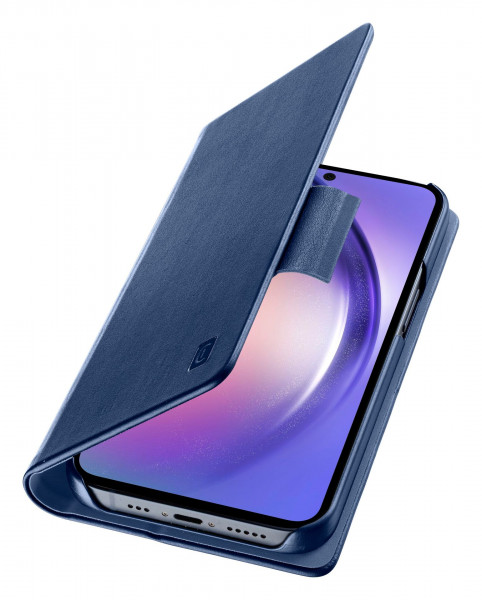 Cellularline Book Case Galaxy A55 5G Blue