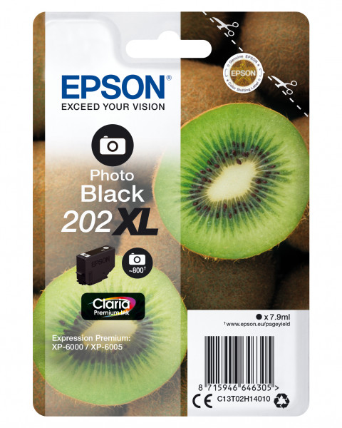 Epson Tintenpatrone 202XL Schwarz (7,9ml)