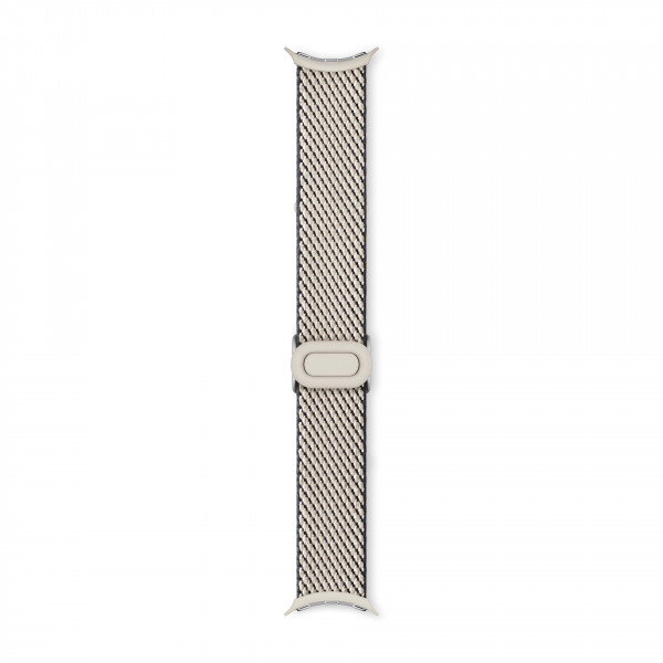 Google Pixel Watch 3 (45mm), Woven Band, Porcelain