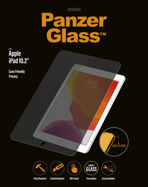 PanzerGlass Privacy f. Apple iPad 10.2'', CF