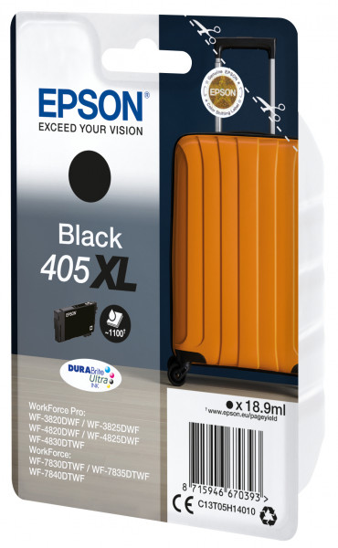 Epson Tintenpatrone 405 XL Schwarz (18,9ml)