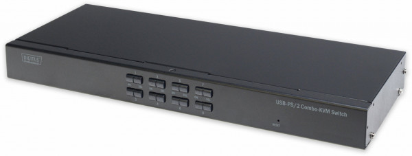 DIGITUS 8-fach USB-PS/2 Kombo-KVM Switch modular