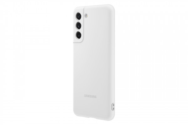 Samsung Silicone Cover EF-PG990 für Galaxy S21 FE, White
