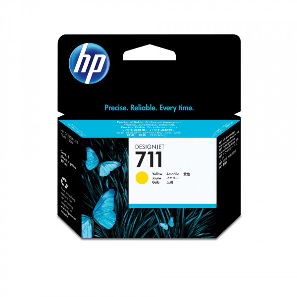 HP 711 Gelb DesignJet Tintenpatrone, 29 ml