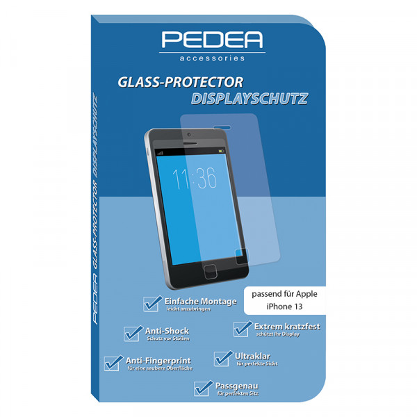 PEDEA Display-Schutzglas für Apple iPhone 13