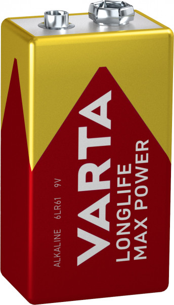 VARTA LONGLIFE Max Power 9V Blister 1