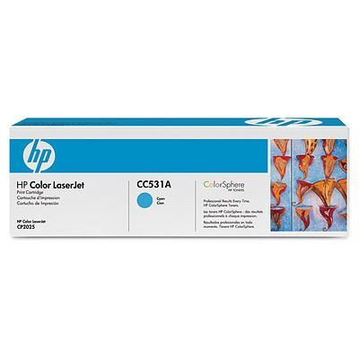 HP Toner CC531A Cyan (ca. 2800 Seiten)