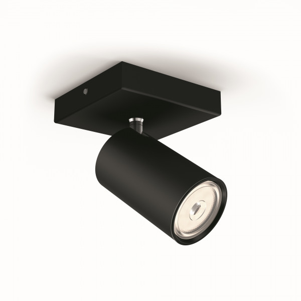 Philips Kosipo Spot 1flg. exkl LM 1x5,5W Schwarz