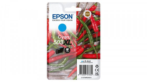 Epson Tintenpatrone 503XL Cyan (6,4ml)