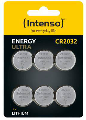 Intenso Lithium Knopfzellen Energy Ultra CR 2032 6er Blister