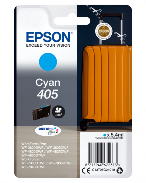 Epson Tintenpatrone 405 Cyan (5,4ml)