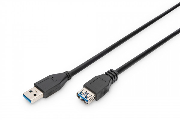 DIGITUS USB -3.0-Verlängerungskabel Typ A St/Bu, 1.8m