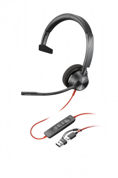 Poly Headset Blackwire C3310 Mono USB-C/A