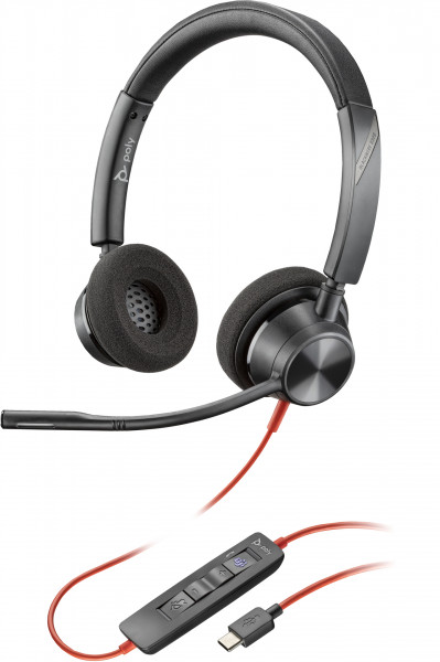 Poly Headset Blackwire C3320-M Stereo USB-C/A Teams