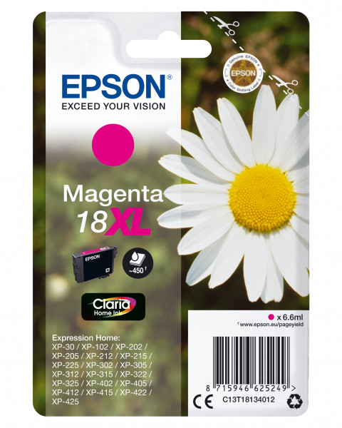 Epson Tintenpatrone 18XL Magenta (6,6ml)