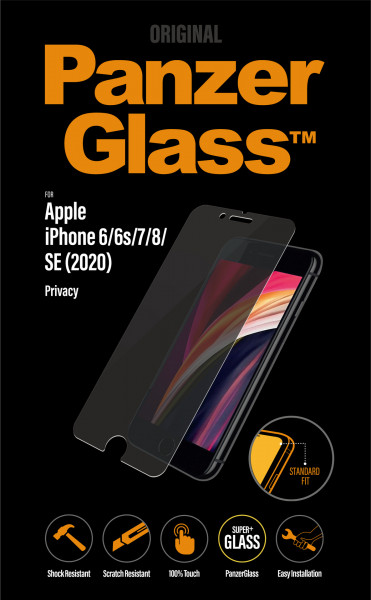 PanzerGlass Privacy f. Apple iPhone 6/7/8/SE 2020/2022