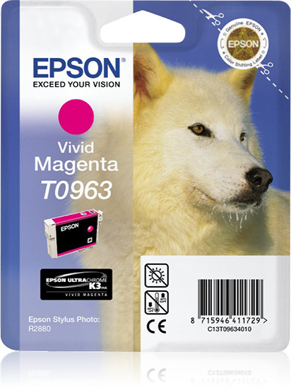 Epson Tintenpatrone T0963 Vivid Magenta (11,4ml)