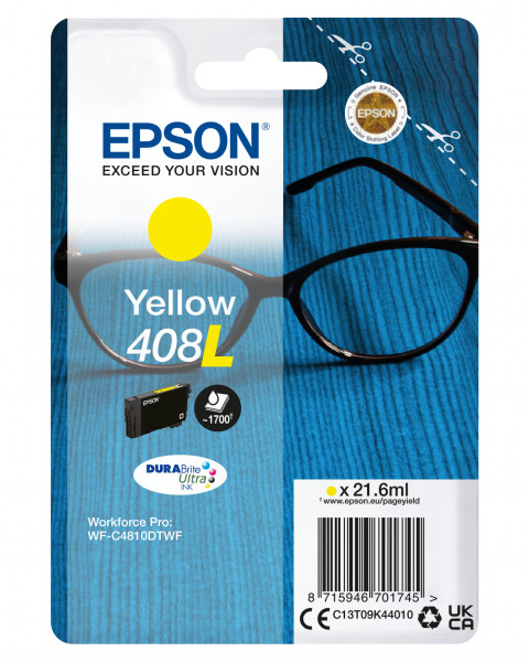 Epson Tintenpatrone 408L Gelb (21,6ml)