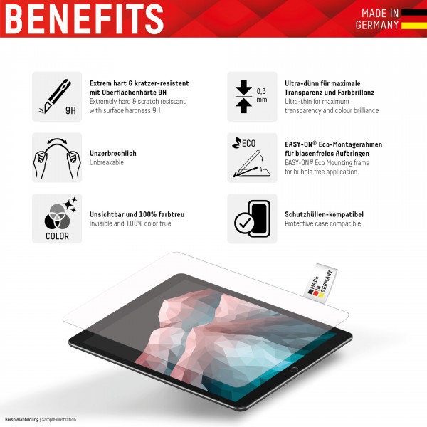 DISPLEX Tablet Glass iPad 10,9" (10. Gen., 2022)