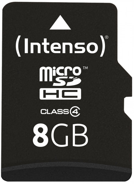 Intenso 8GB microSDHC Class 4 + SD-Adapter