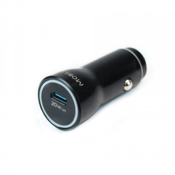 Mobilis Energia Charger - 20W Car Charger - 1 USB C - Soft bag