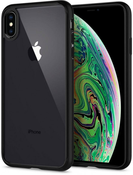 felixx Hybrid Case schwarz/transparent für Apple iPhone XS Max