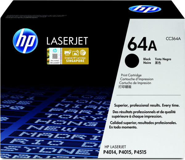 HP 64A Schwarz Original LaserJet Tonerkartusche