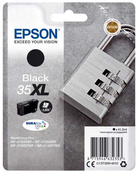 Epson Tintenpatrone 35XL Schwarz (41,2ml)