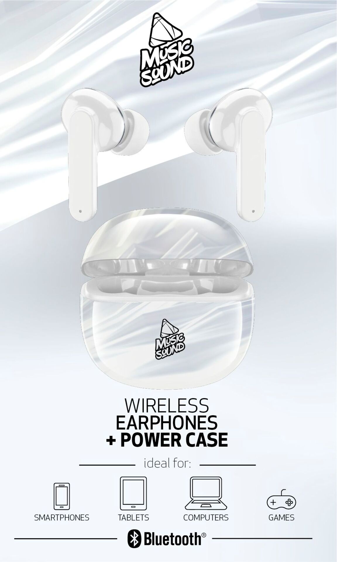 Cellularline wireless In Ear Kopfhörer TWS MS Fantasy weiß | aetka Shop