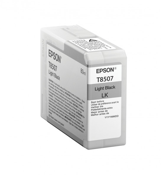 Epson Tintenpatrone T8507 Hell Schwarz (80ml)