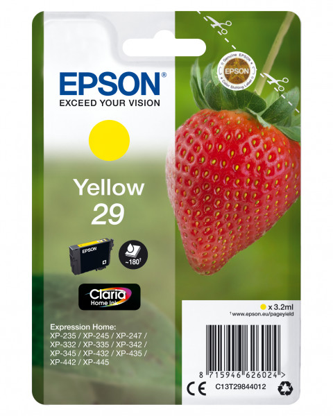 Epson Tintenpatrone 29 Gelb (3,2ml)