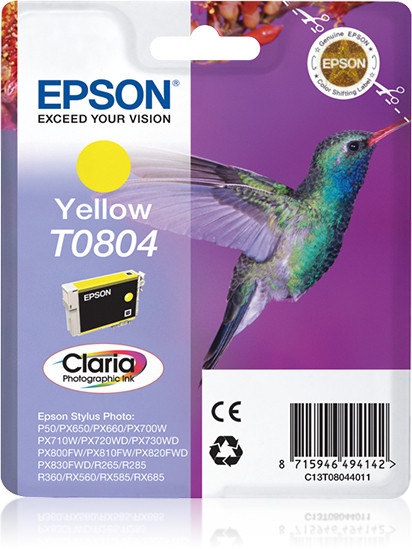 Epson Tintenpatrone T080 Gelb (7,4ml)