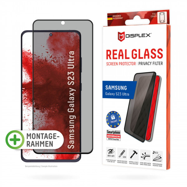 DISPLEX Privacy Glass 3D Samsung Galaxy S23 Ultra