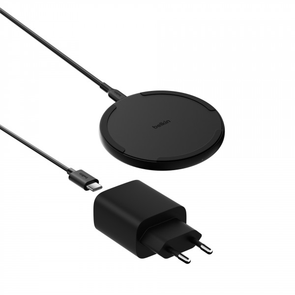 Belkin kabelloses Ladpad 15 W mit Netzteil, schwarz