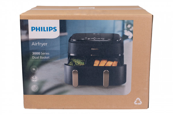 Philips 3000 series Airfryer Dual Basket 9L, NA352