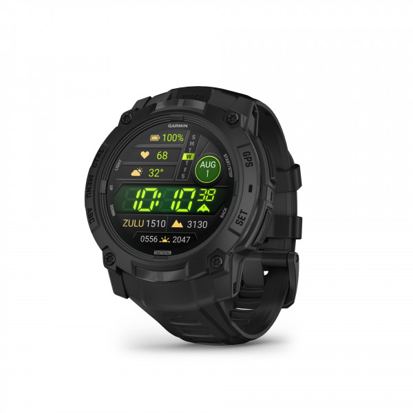 Garmin Instinct 3 AMOLED 50 mm Tactical Edition Schwarz