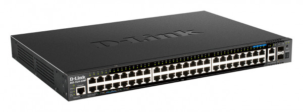 D-Link DGS-1520-52MP/E 52-Port Gbit PoE Smart Mgt Stack Switch
