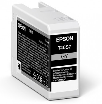 Epson Tintenpatrone T46S7 Grau (25ml)