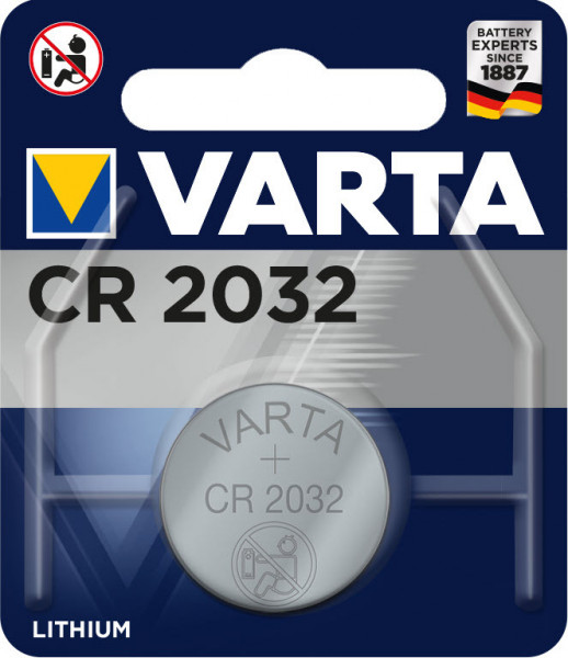VARTA Knopfzellenbatterie Electronics CR2032 Lithium