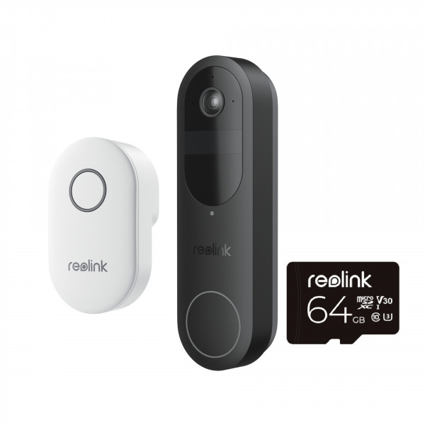 Reolink Bundle Türklingel: D340B mit Klingel und 64GB Speicher