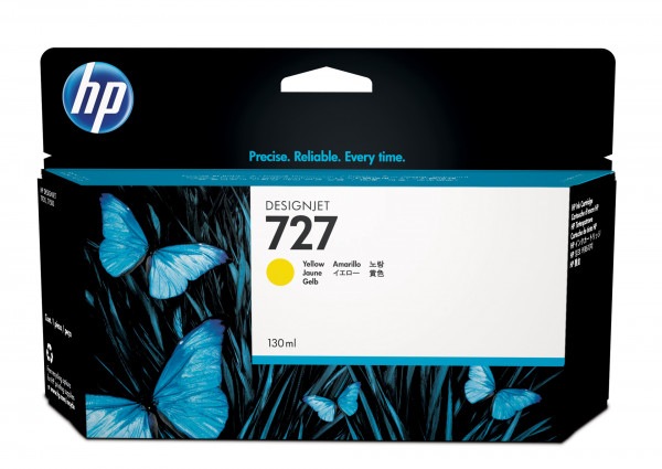 HP 727 Gelb DesignJet Tintenpatrone, 130 ml