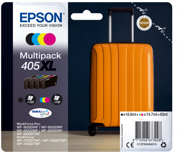 Epson Tintenpatronen Multipack 405XL (4 Farben)