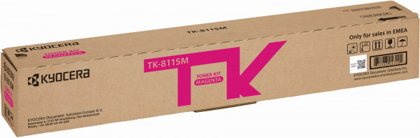 Kyocera Toner TK-8115M Magenta (ca. 6.000 Seiten)