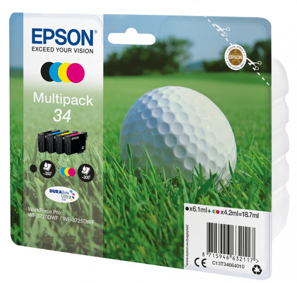 Epson Tintenpatronen Multipack 34(4 Farben)