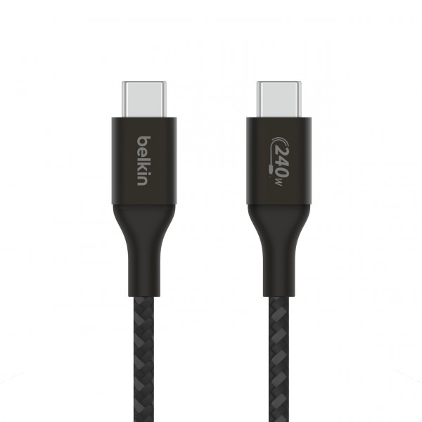 Belkin BOOST CHARGE 240W USB-C auf USB-C Kabel, 1m, schwarz